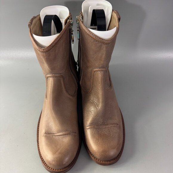 NWOB Rare Juicy Couture Chiller Durango Calf Leather Booties, Size 6 - Picture 5 of 13